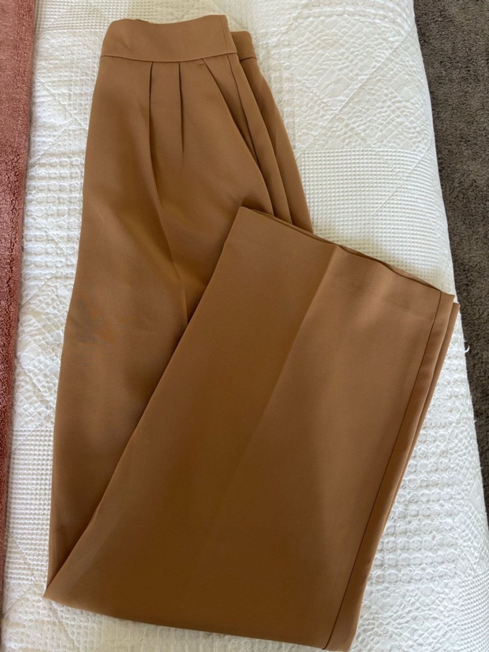 Express Wide-Leg Trousers in Camel